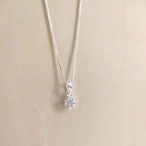 Diamond Pendant and Chain